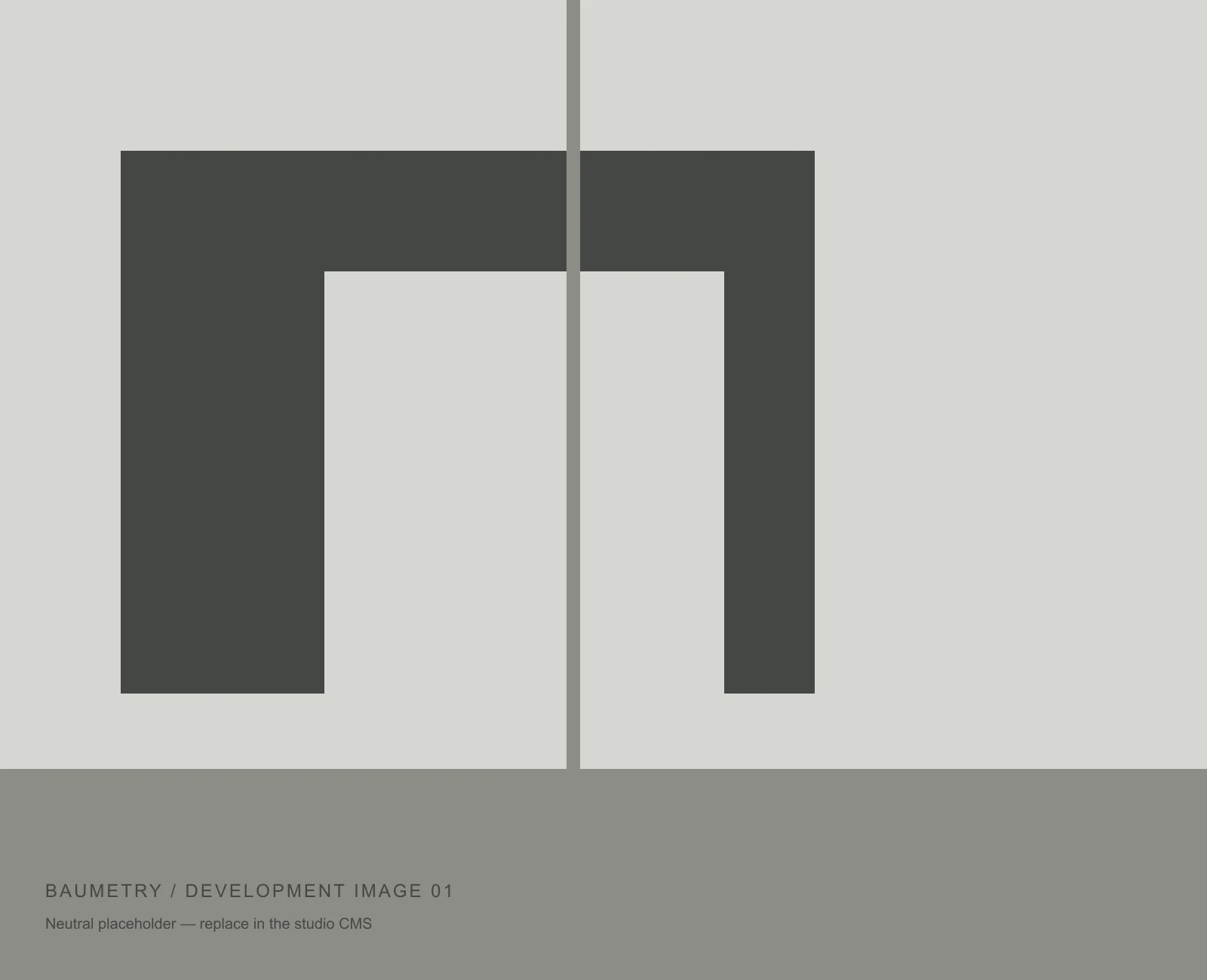 Neutral development placeholder 1; not a completed Baumetry project