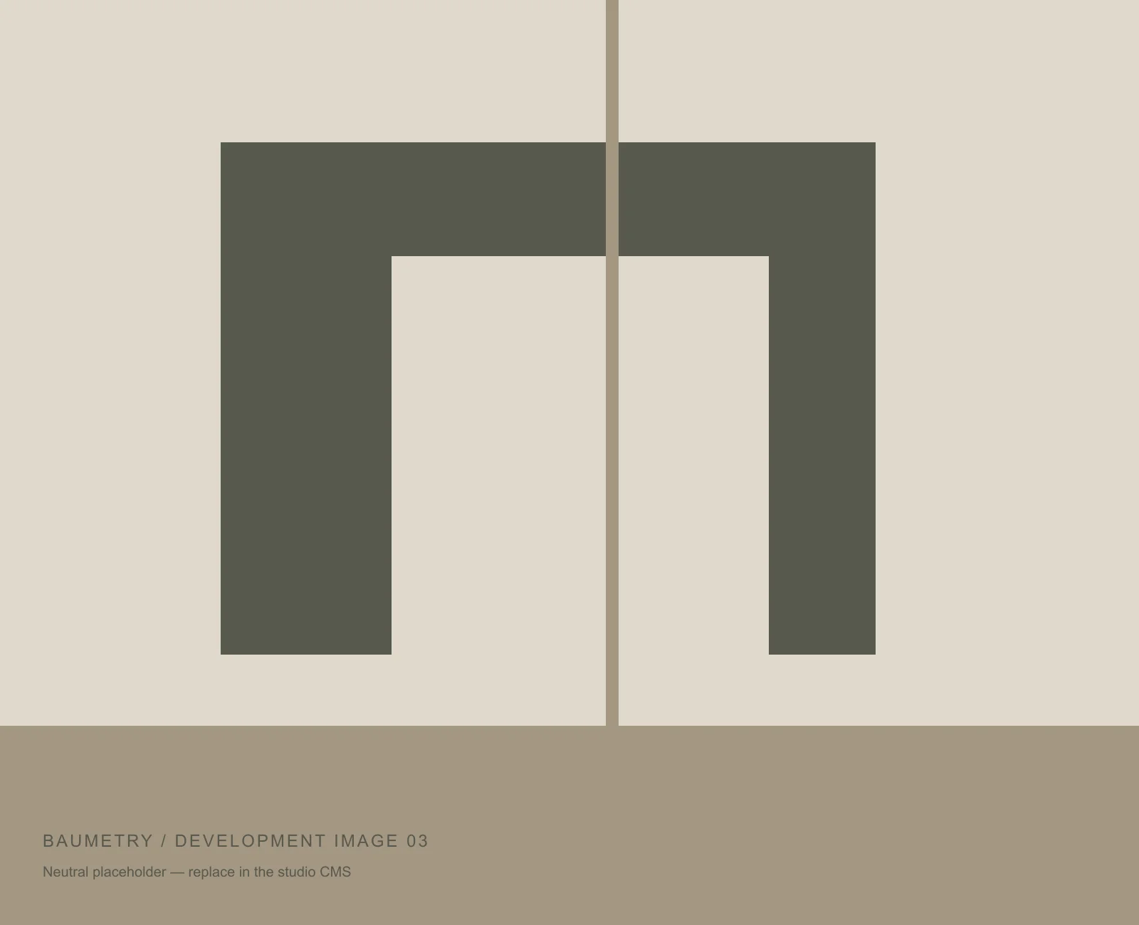 Neutral development placeholder 3; not a completed Baumetry project